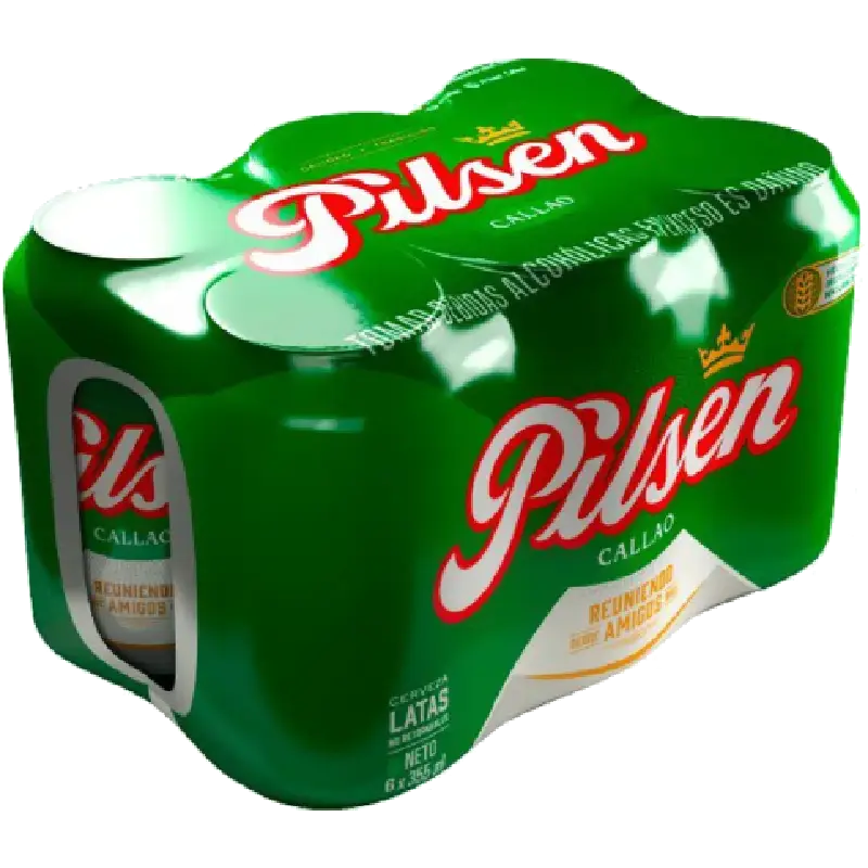 Cerveza Pilsen Lata 355ml Pack 6