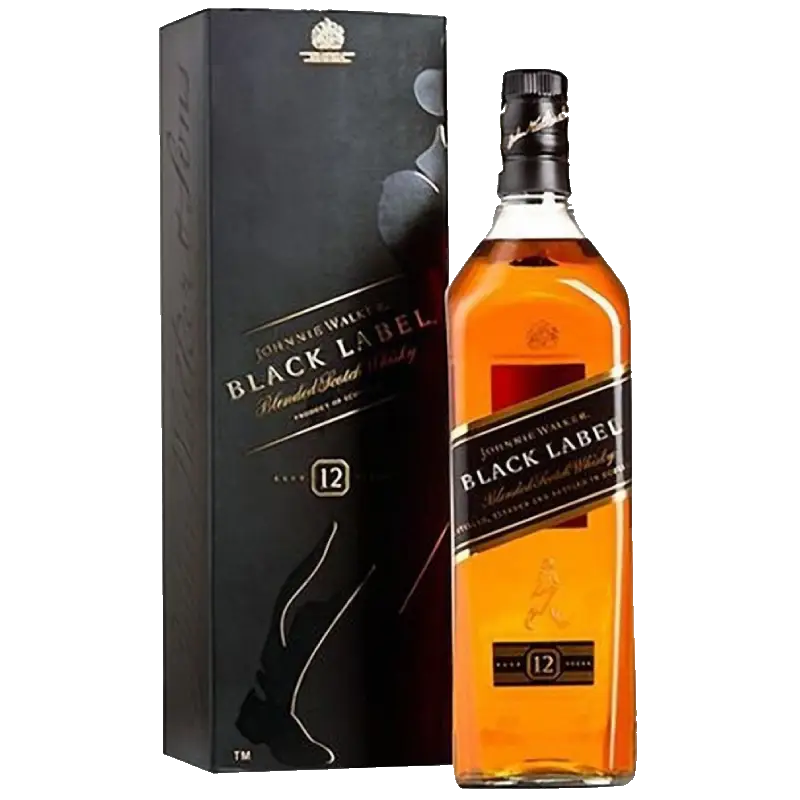 Whisky Johnnie Walker Black Label 12 Años Botella